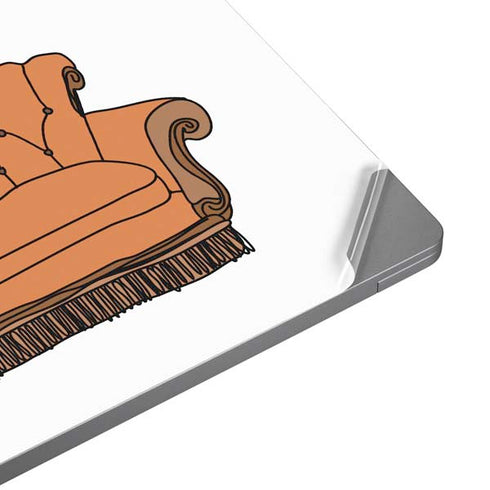 Warner Bros FRIENDS Couch Universal Laptop 16in (13 x 9.4in) Skin